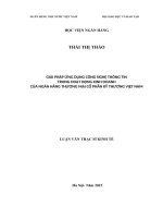 0552 giải pháp ứng dụng công nghệ thông tin trong hoạt động kinh doanh của NHTM CP kỹ thương việt nam luận văn thạc sỹ kinh tế