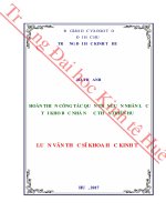 (LUẬN văn THẠC sĩ) HOÀN THIỆN CÔNG tác QUẢN TRỊ NGUỒN NHÂN lực tại KHO bạc NHÀ nước THỪA THIÊN HUẾ min 