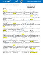 Bộ 5 đề thi giữa HK1 môn Hóa học 12 có đáp án năm 2021-2022 Trường THPT Nhữ Văn Lang