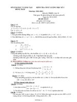 Đề 13 Kiểm tra chất lượng học kỳ I năm học: 20122013 môn thi: toán lớp 10 thời gian: 90 phút (không kể thời gian phát đề)51139