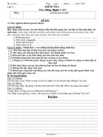 Kiểm tra môn: Công nghệ 853408