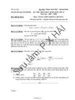 Đề thi chọn học sinh giỏi lớp 11 đề chính thức môn: Toán (THPT không chuyên)50452