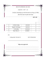 tiểu luận đề tài mô phỏng quy trình kinh doanh của công ty cổ phần bách hóa xanh trên phần mềm odoo 