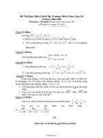 Đề thi học sinh giỏi cấp trường môn toán lớp 10 nămhọc 20082009 thời gian : 150 phút (không kể thời gian giao đề)51112