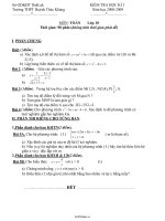 Kiểm tra học kì I năm học 20082009 môn: toán lớp 10 thời gian: 90 phút (không tính thời gian phát đề)51074