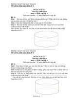 Đề khảo sát chất lượng kỳ 1 năm học 2009  2010 môn: Công nghệ 853403
