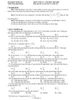 Kiểm tiết 36 – năm học 20072008 môn: đại số và giải tích 11 (chuẩn)52671