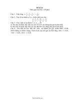 Đề thi học sinh giỏi môn Toán lớp 9  Đề số 2650913