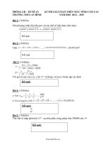 Đề thi giải toán trên máy tính cầm tay năm học 2014 – 2015 Trường Thcs An Bình (Đề 2)49891