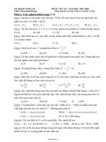 Kiểm tiết 38 – năm học 20072008 môn: đại số và giải tích 11 (nâng cao)52670