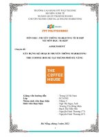 XÂY DỰNG kế HOẠCH TRUYỀN THÔNG MARKETING