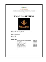 Kế hoạch email marketing cho laptop88 FPT polytechnic 
