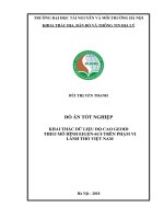 (LUẬN văn THẠC sĩ) khai thác dữ liệu độ cao geoid theo mô hình EIGEN 6c4 trên phạm vi lãnh thổ việt nam 