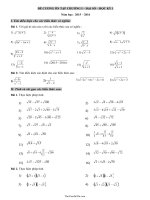 Đề cương ôn tập chương I – Đại số – Học kỳ 1 năm học: 2015 – 201647558