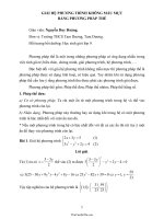 Giải hệ phương trình không mẫu mực bằng phương pháp thế49893