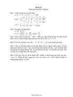 Đề thi học sinh giỏi môn Toán lớp 9  Đề số 2550914