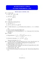 Bộ 20 đề thi học kì 1 (Toán 9) các quận TP Hồ Chí Minh (năm 2014 – 2015)49559