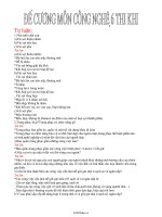 Dề cương môn công nghệ 6 thi học kì I55661