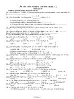 Câu hỏi trắc nghiệm chương III (bài 1, 2) hình học 1055181