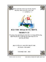 SKKN ứng dụng công nghệ thông tin, khai thác và sử dụng thiết bị công nghệ trong dạy học và giáo dục học sinh trong các cơ sở giáo dục phổ thông 