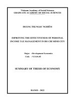 Nâng cao hiệu quả quản lý thuế thu nhập cá nhân trên địa bàn thành phố Hồ Chí Minh TT Eng