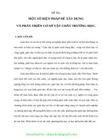 (SKKN CHẤT 2020) một số biện pháp để xây dựng và phát triển cơ sở vật chất trường học  