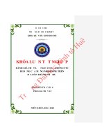 (LUẬN văn THẠC sĩ) đánh giá chất lượng dịch vụ thông tin di động của mạng mobifone trên địa bàn thành phố huế 