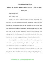 (SKKN CHẤT 2020) làm THẾ nào để dạy TRẺ mẫu GIÁO 3 – 4 TUỔI đọc THƠ DIỄN cảm 