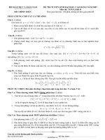 Kỳ thi tuyển sinh đại học, cao Đẳng năm 2007 đề chính thức Môn thi: toán, Khối B. (Thời gian làm bài : 180 phút)54054