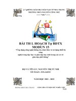 SKKN ứng dụng công nghệ thông tin, khai thác và sử dụng thiết bị công nghệ trong dạy học và giáo dục học sinh trong các cơ sở giáo dục phổ thông 