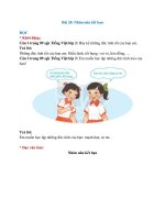 Bài 20: Nhím nâu kết bạn ĐỌC * Khởi động