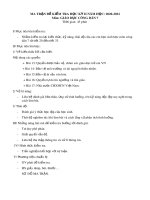 Đề thi học kì 2 môn GDCD lớp 7 năm 2020-2021 có đáp án - Trường THCS Quang Trung