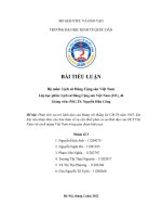 TIỂU LUẬN phân tích vai trò lãnh đạo của đảng với thắng lợi CM t8 năm 1945  em hãy nêu nhận thức của bản thân về sự cần thiết phải có sự lãnh đạo của ĐCS việt nam với cách mạng việt nam trong giai đoạn hiện na