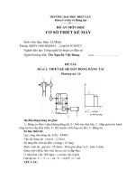 ĐỒ án môn học cơ sở THIẾT kế máy THIẾT kế hệ dẫn ĐỘNG BĂNG tải 