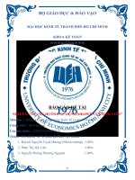 BÁO cáo đề tài NGHIÊN cứu XU HƯỚNG sử DỤNG SHOPEE của SINH VIÊN 