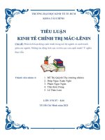Phân tích hoạt động cạnh tranh trong nội bộ ngành và cạnh tranh giữa các ngành những tác động tích cực và tiêu cực của cạnh tranh