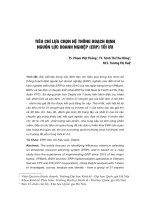 Tiêu chí lựa chọn hệ thống hoạch định nguồn lực doanh nghiệp (ERP) tối ưu45352