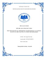 Phân tích nguyên tắc “định hướng vào khách hàng” và vận dụng nguyên tắc trên tại công ty cổ phần thế giới di động