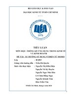 Xu hướng sử dụng ví điện tử momo