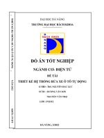 DATN Hệ thống rửa xe ô tô tự động