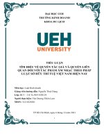 Tìm hiểu về quyền tác giả và quyền liên quan đối với tác phẩm âm nhạc theo pháp luật sở hữu trí tuệ việt nam hiện nay