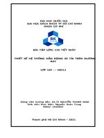 Thiết kế hệ thống dẫn động xe tải trên đường ray 