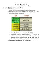 Ôn tập Mạng Máy Tính Nâng Cao