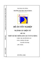 DATN hệ thống rửa xe ô tô tự động