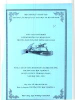 (tiểu luận cán bộ quản lý giáo dục) NÂNG CAO kỹ NĂNG đàm PHÁN của HIỆU TRƯỞNG TRƯỜNG TIỂU học vị ĐÔNG 4 HUYỆN vị THỦY TỈNH hậu GIANG 