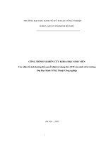 Các nhân tố ảnh hưởng đến quyết định sử dụng thẻ ATM của sinh viên trường đại học kinh tế kỹ thuật công nghiệp