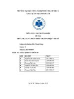 Thực trạng và phát triển thương hiệu vinfast