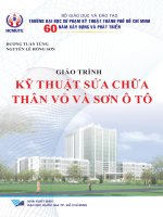 Giáo trình kỹ thuật sửa chữa thân vỏ và sơn ô tô  Dương Tuấn Tùng; Nguyễn Lê Hồng Sơn