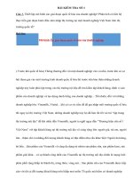 Thiết lập mô hình các giai đoạn quốc tế hóa của doanh nghiệp phân tích có liên hệ thực tiễn giai đoạn bước đầu xâm nhập thị trường tại một doanh nghiệp việt nam trên thị trường quốc tế 