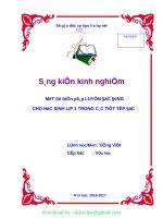 (SKKN CHẤT 2020) một số biện pháp luyện đọc đúng cho học sinh lớp 1 trong các tiết tập đọc 
